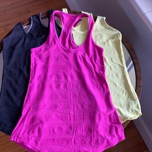 Lululemon Tank Tops size 6 - bundle of (3)